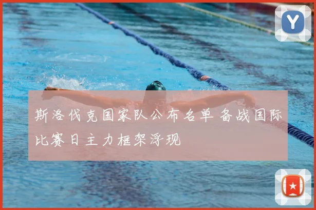 斯洛伐克国家队公布名单 备战国际比赛日主力框架浮现